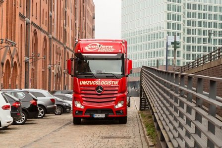 LKW in der Stadt