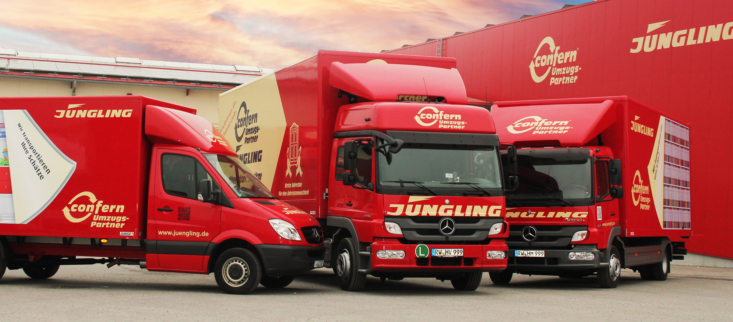 Umziehen mit Jüngling